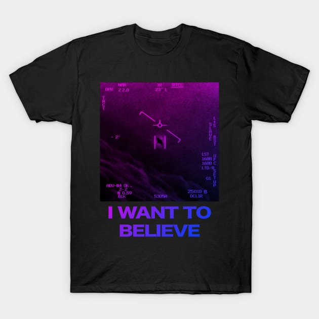 I Want To Believe T-Shirt by haunteddata